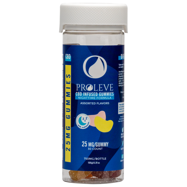 Proleve 25mg CBD Nighttime Gummies