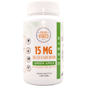 Delta 9 Gummies – Primo Vibes Hybrid Live Rosin 15mg