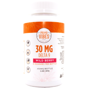 30mg Delta 9 Gummies Wild Berry - Primo Vibes