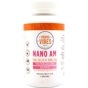 Nano AM Delta 9 + CBD Gummies - Primo Vibes