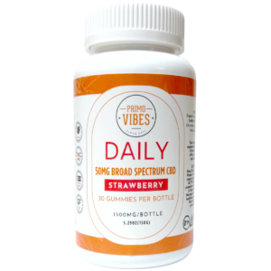 50mg CBD Broad Spectrum Daily Gummy - Primo Vibes