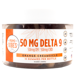 Delta 9 Gummies 50mg Orange Dreamsicle – Primo Vibes